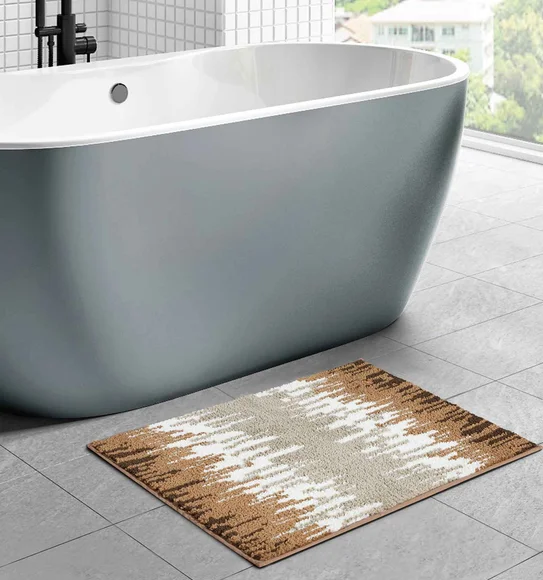 Ryan Quick Dry Polyester Bath Mat Beige