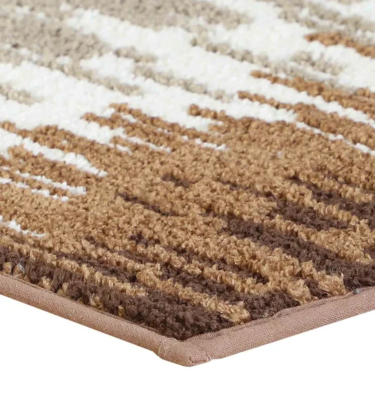 Ryan Quick Dry Polyester Bath Mat Beige