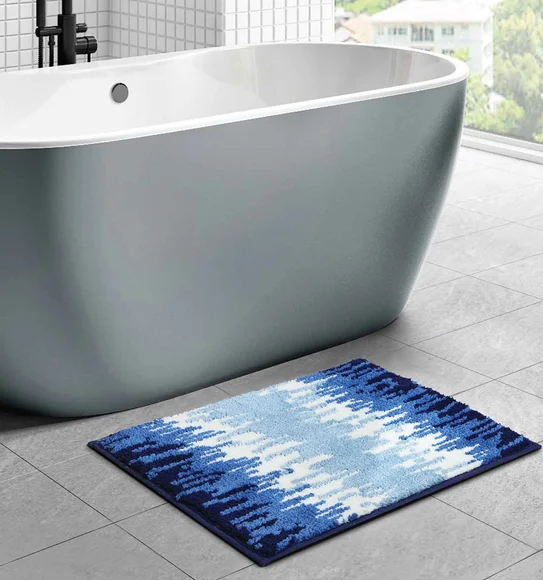 Ryan Quick Dry Polyester Bath Mat L.Blue