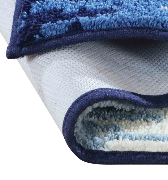 Ryan Quick Dry Polyester Bath Mat L.Blue