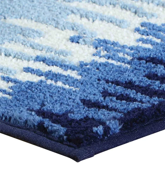 Ryan Quick Dry Polyester Bath Mat L.Blue