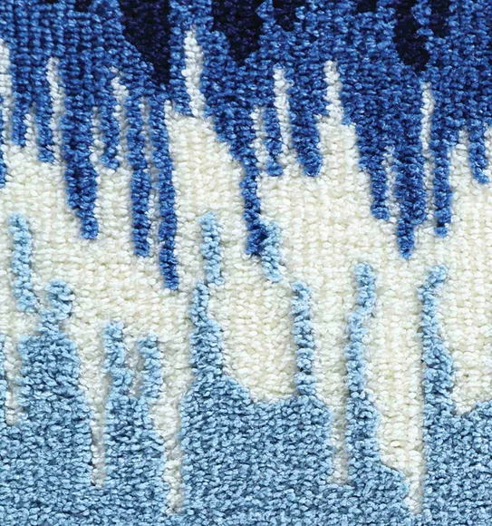 Ryan Quick Dry Polyester Bath Mat L.Blue