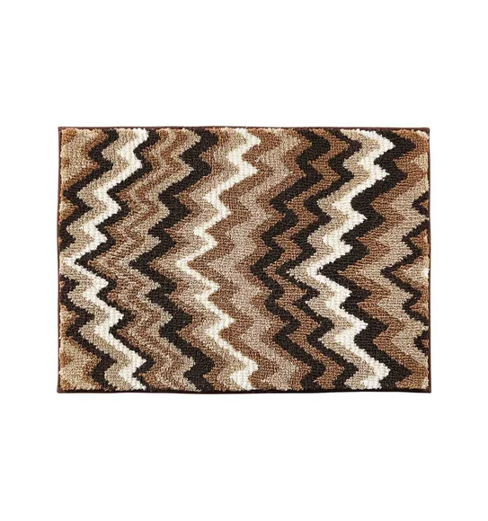 Ryan Quick Dry Polyester Bath Mat Brown