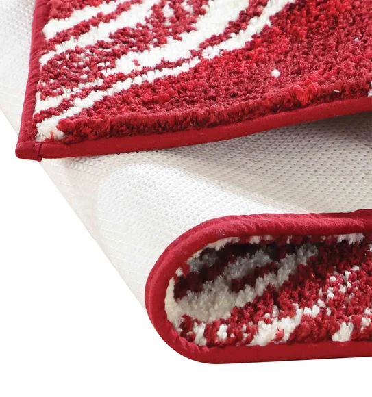Ryan Quick Dry Polyester Bath Mat Red