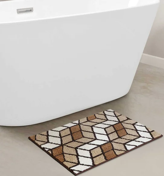 Ryan Quick Dry Polyester Bath Mat L.Beige