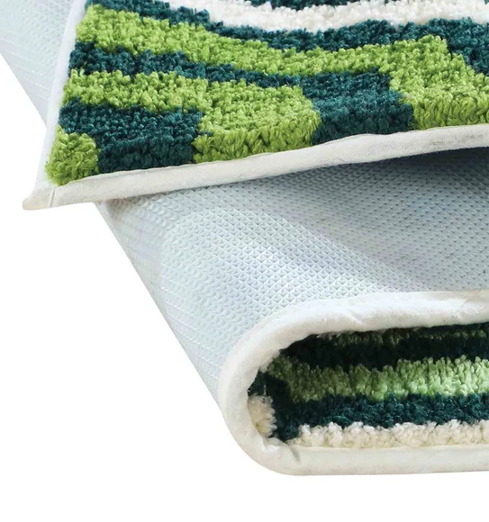 Ryan Quick Dry Polyester Bath Mat Green