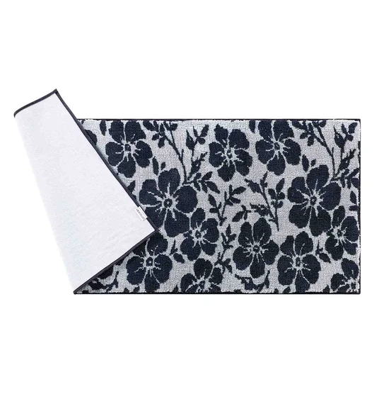 Ryan Quick Dry Polyester Bath Mat Grey