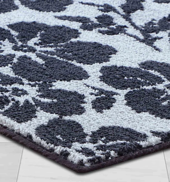 Ryan Quick Dry Polyester Bath Mat Grey