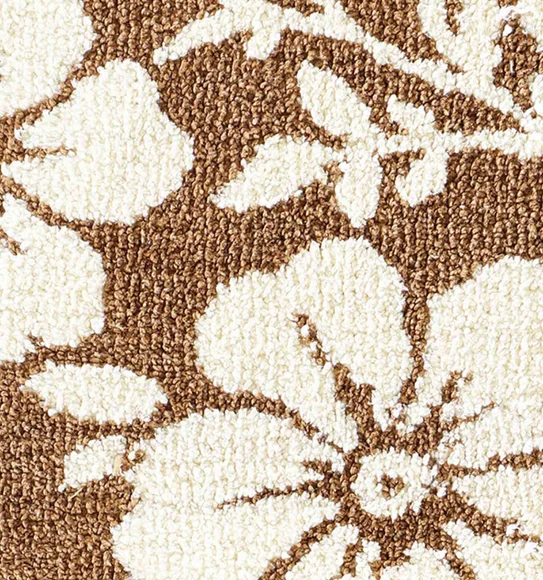 Ryan Quick Dry Polyester Bath Mat Camel and Cream