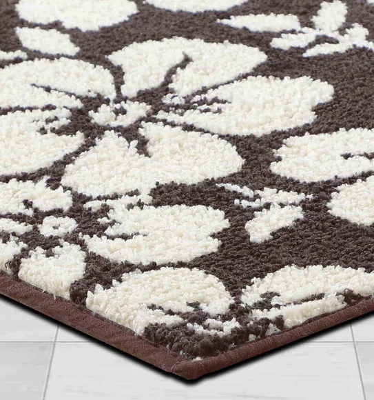 Ryan Quick Dry Polyester Bath Mat D Chocolate