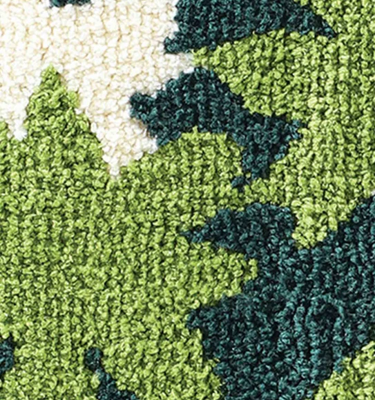Ryan Quick Dry Polyester Bath Mat D.Green