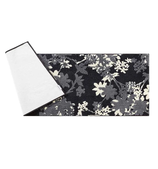 Ryan Quick Dry Polyester Bath Mat Black