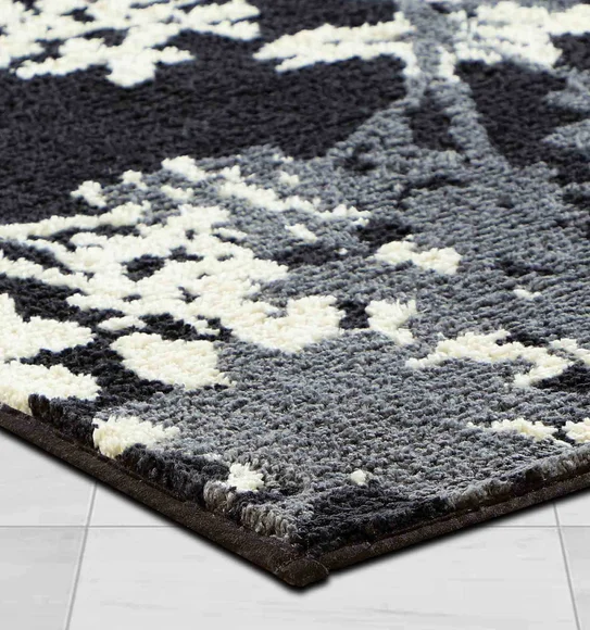 Ryan Quick Dry Polyester Bath Mat Black
