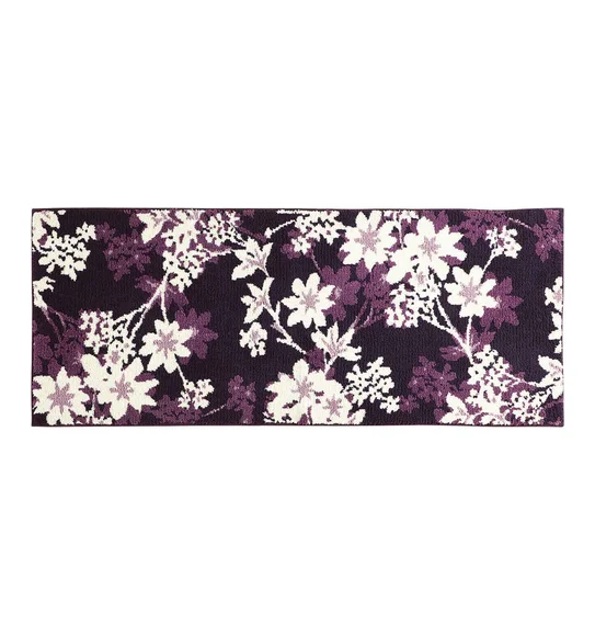 Ryan Quick Dry Polyester Bath Mat Mauve Cream