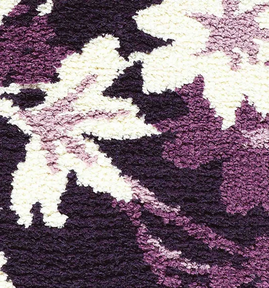 Ryan Quick Dry Polyester Bath Mat Mauve Cream