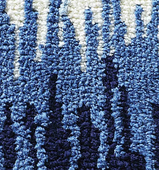 Ryan Quick Dry Polyester Bath Mat L.Blue