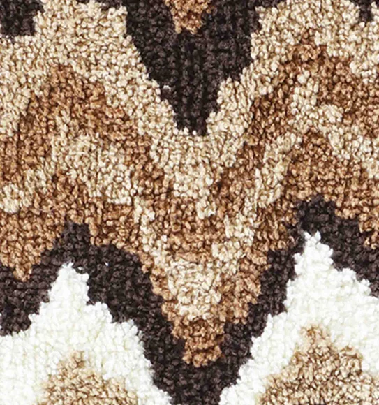 Ryan Quick Dry Polyester Bath Mat Brown
