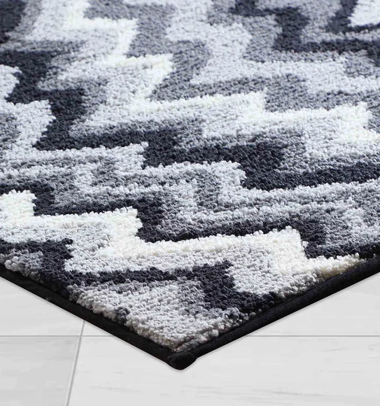 Ryan Quick Dry Polyester Bath Mat L.Grey and D.Grey