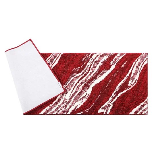 Ryan Quick Dry Polyester Bath Mat Red