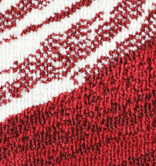 Ryan Quick Dry Polyester Bath Mat Red