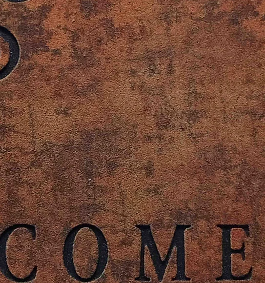Verona Recycled Rubber Outdoor Mat Dark Brown