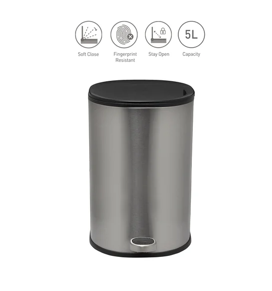 ANDAZ 6878 Fingerprint Resistant Step Bin Metallic