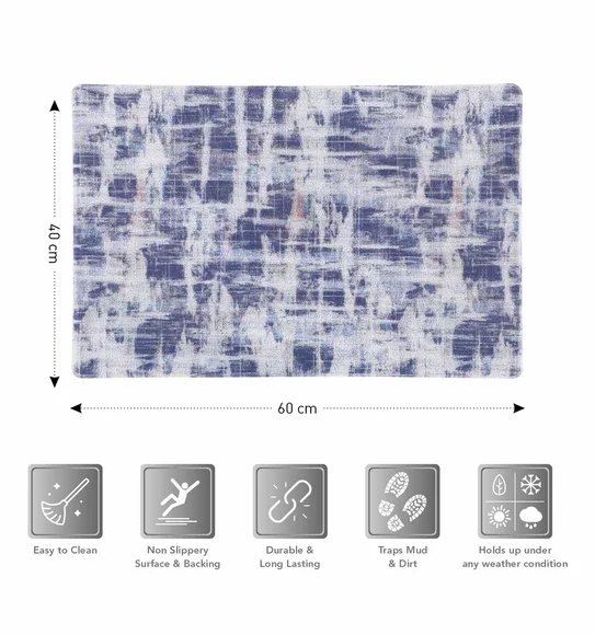 Bruce PVC Outdoor Mat D.Blue