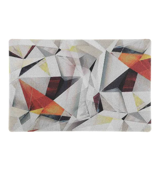Bruce PVC Outdoor Mat Grey Black