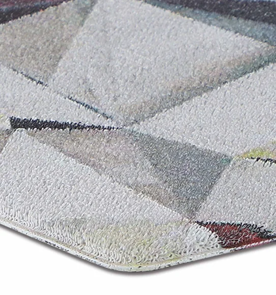 Bruce PVC Outdoor Mat Grey Black