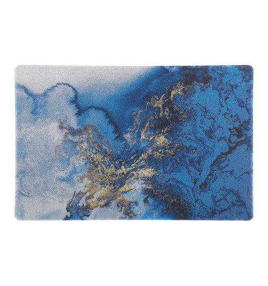 Bruce PVC Outdoor Mat Dark Blue
