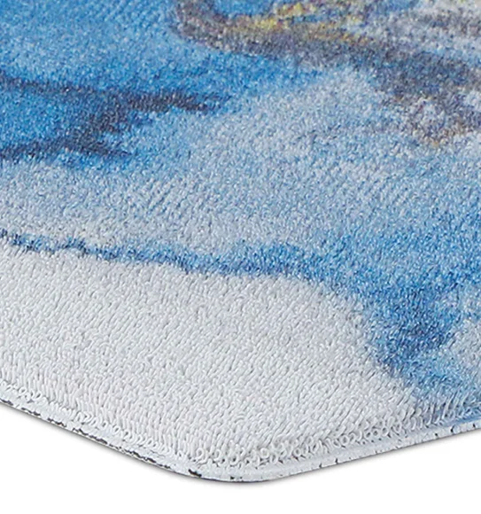 Bruce PVC Outdoor Mat Dark Blue