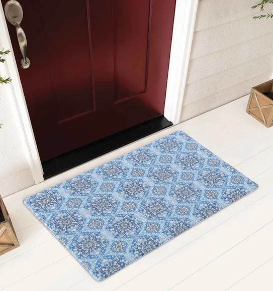 Bruce PVC Outdoor Mat L.Blue