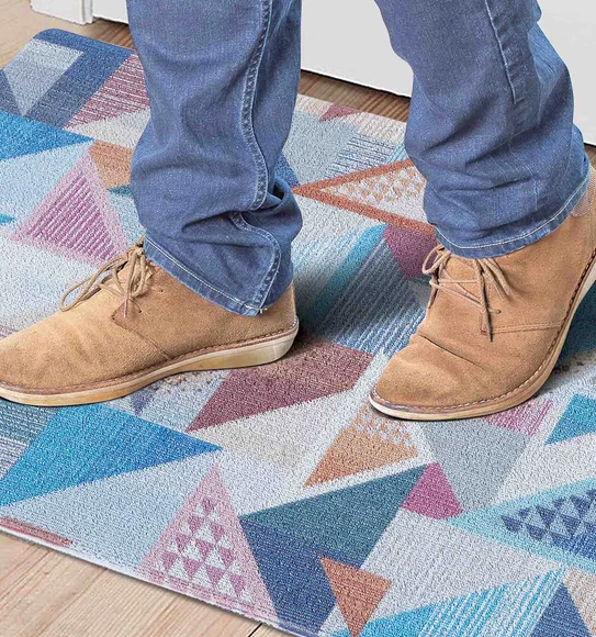 Bruce PVC Outdoor Mat Beige