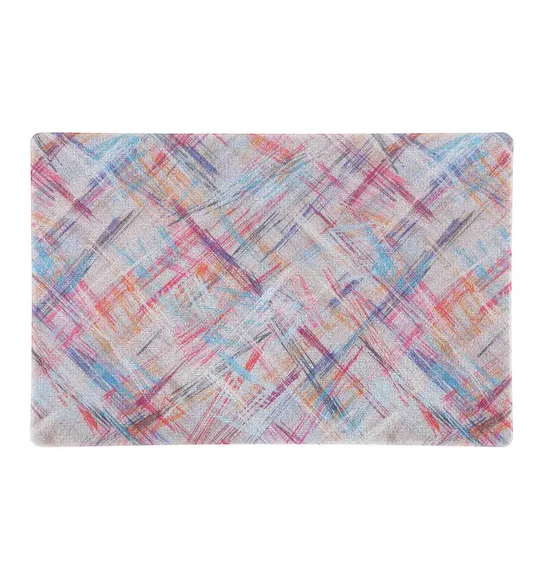 Bruce PVC Outdoor Mat Sky Blue