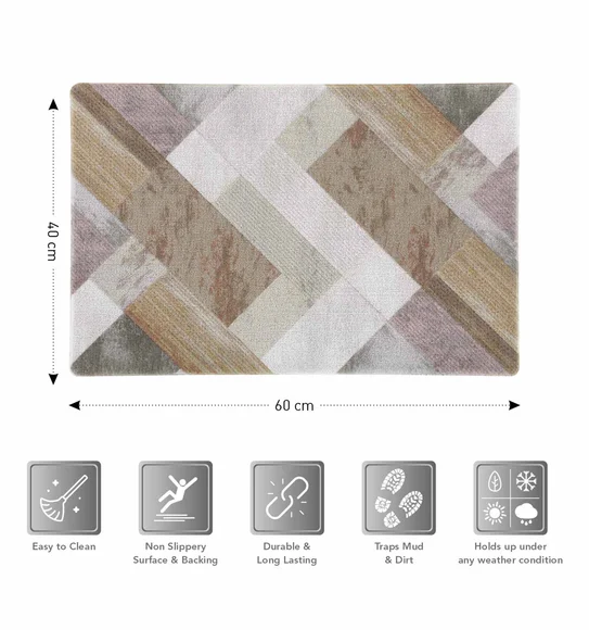 Bruce PVC Outdoor Mat Taupe