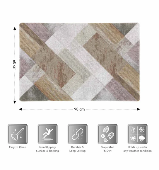 Bruce PVC Outdoor Mat Taupe