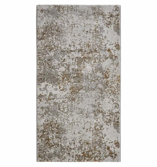 Platinum Classical Machine Made Runner Grey and Musterd