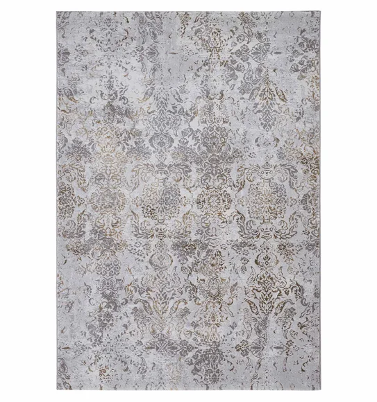 Platinum Classical Machine Made Carpet Grey