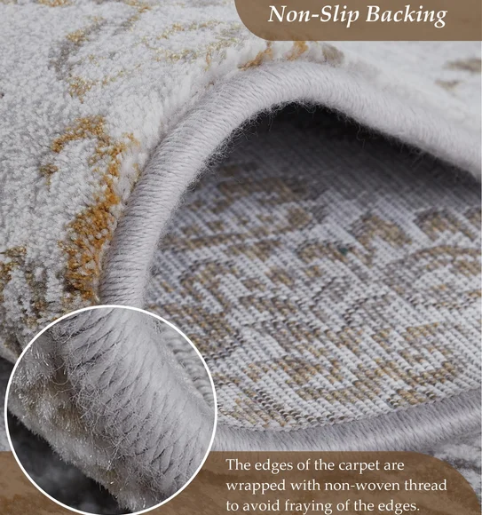 Platinum Classical Machine Made Carpet Grey