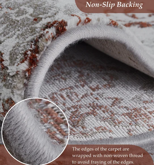 Platinum Classical Machine Made Carpet Grey