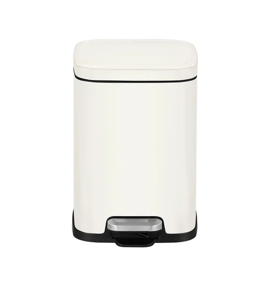 EKO 9384 Stella Fingerprint Resistant Step Bin White