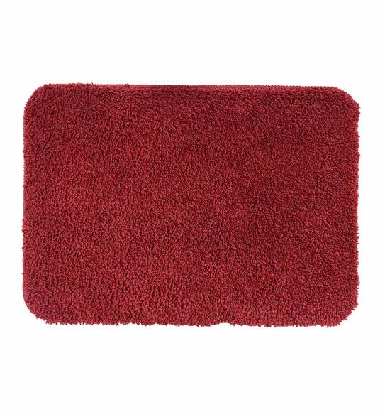 Grace Light Weight Super Soft Bath Mat Burgundy