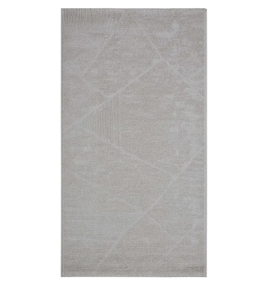 Trentino Abstract Machine Made Runner Cream