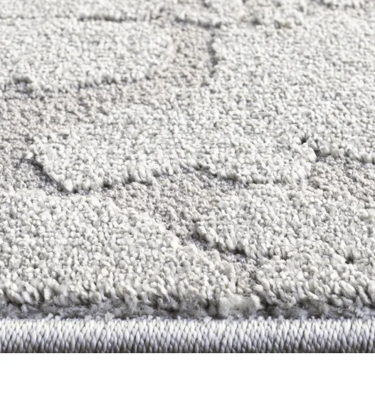 Trentino Abstract Machine Made Runner Grey