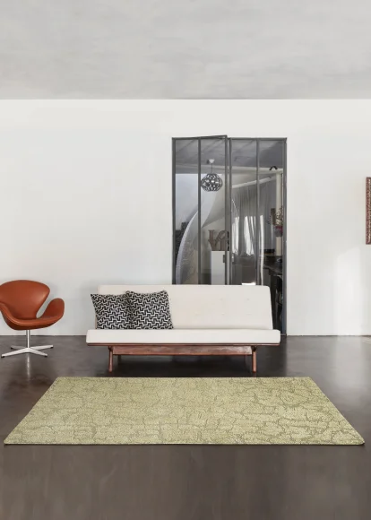 Trentino Abstract Machine Made Carpet Beige