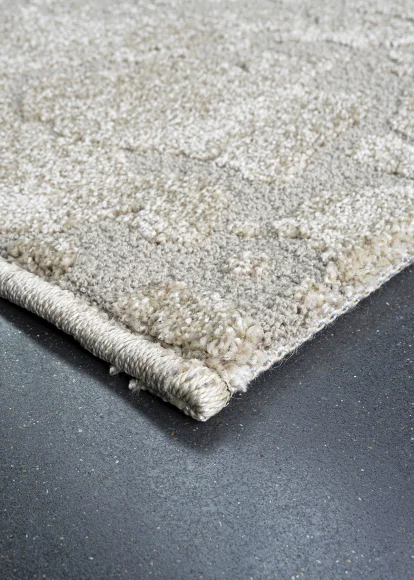 Trentino Abstract Machine Made Carpet Beige