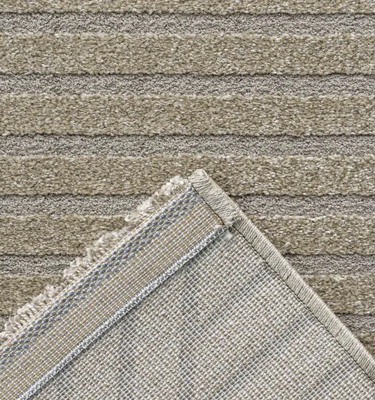 Trentino Abstract Machine Made Carpet Beige