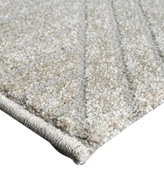 Trentino Abstract Machine Made Carpet Beige