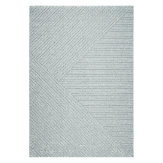 Trentino Abstract Machine Made Carpet Grey