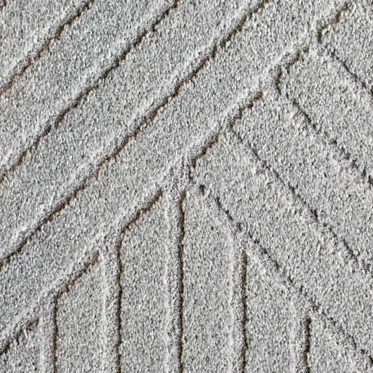 Trentino Abstract Machine Made Carpet Grey